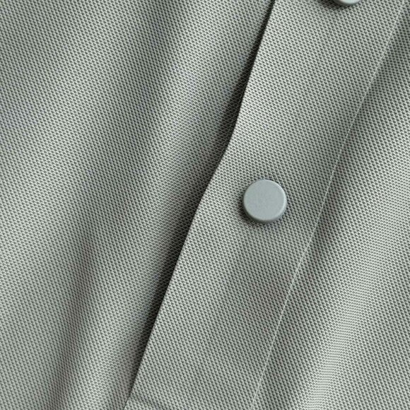 Kolon Sport Grey Quick-Drying Ice Silk POLO Shirt - Picture 4 of 6